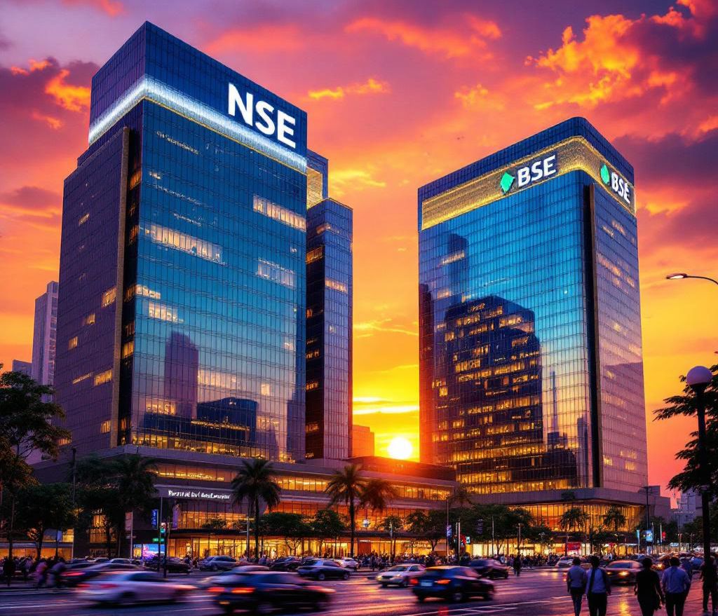 Buildings of NSE and BSE